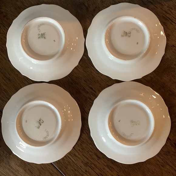 Rare! Antique C.T. Germany Carl Tielsch Altwasser Cups and Saucers Set 8 Piece - Picture 5 of 13